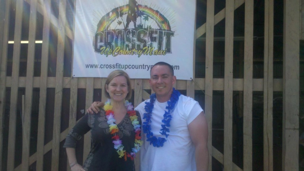 Eric Kunisawa and wife from Oakland, CA visiting CrossFit Upcountry Maui
